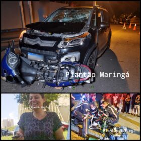 Fotos de Mulher morre e marido é socorrido em estado grave após acidente em Maringá