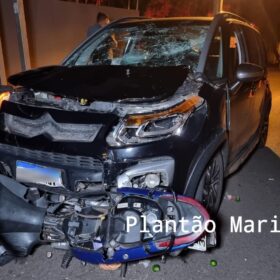 Fotos de Câmera de segurança registrou acidente que matou mulher em Maringá
