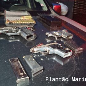 Fotos de Polícia Militar de Maringá apreende drogas avaliada em 2 milhões e várias armas, inclusive com silenciadores