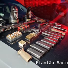 Polícia Militar de Maringá apreende drogas avaliada em 2 milhões e várias armas, inclusive com silenciadores Foto 1 Fotos de Polícia Militar de Maringá apreende drogas avaliada em 2 milhões e várias armas, inclusive com silenciadores