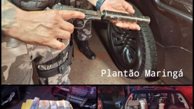 Fotos de Polícia Militar de Maringá apreende drogas avaliada em 2 milhões e várias armas, inclusive com silenciadores