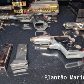 Fotos de Polícia Militar de Maringá apreende drogas avaliada em 2 milhões e várias armas, inclusive com silenciadores