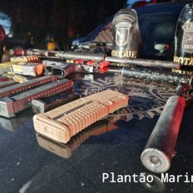 Fotos de Polícia Militar de Maringá apreende drogas avaliada em 2 milhões e várias armas, inclusive com silenciadores