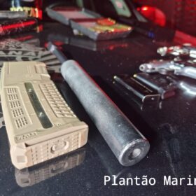 Fotos de Polícia Militar de Maringá apreende drogas avaliada em 2 milhões e várias armas, inclusive com silenciadores