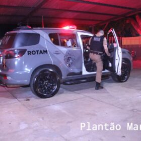 Fotos de Rotam prende assaltantes e recupera moto e carro roubados em Maringá