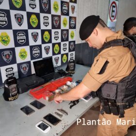 Fotos de Rotam prende assaltantes e recupera moto e carro roubados em Maringá