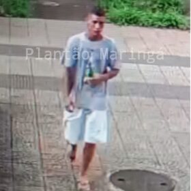 Após matar jovem durante assalto em Maringá, criminoso foi filmado tomando cerveja após o crime Foto 1 Fotos de Após matar jovem durante assalto em Maringá, criminoso foi filmado tomando cerveja após o crime