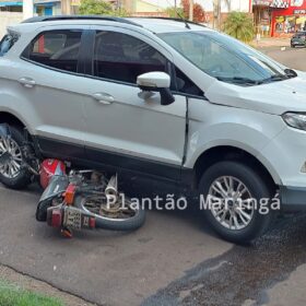 Fotos de Carro arrasta moto por cerca de 30 metros após acidente e deixa açougueiro em estado grave em Sarandi