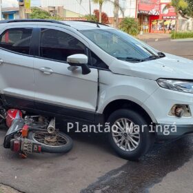 Fotos de Carro arrasta moto por cerca de 30 metros após acidente e deixa açougueiro em estado grave em Sarandi