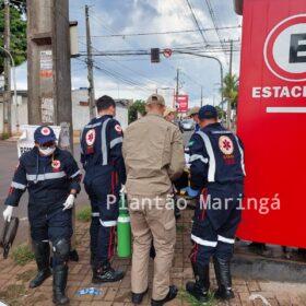 Fotos de Carro arrasta moto por cerca de 30 metros após acidente e deixa açougueiro em estado grave em Sarandi