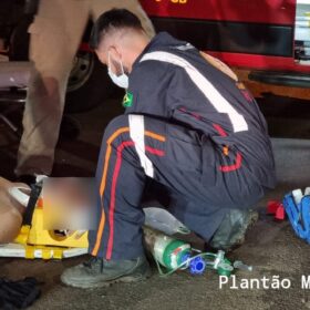 Fotos de Homem atropelado em cima da faixa de pedestres em Maringá, morre no hospital