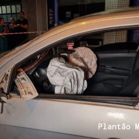 Fotos de Homem atropelado em cima da faixa de pedestres em Maringá, morre no hospital