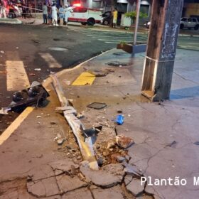 Fotos de Homem atropelado em cima da faixa de pedestres em Maringá, morre no hospital