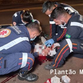 Fotos de Ciclista sofre ferimentos graves após bater na traseira de carro em Maringá