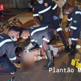 Fotos de Ciclista sofre ferimentos graves após bater na traseira de carro em Maringá