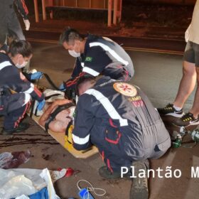 Fotos de Ciclista sofre ferimentos graves após bater na traseira de carro em Maringá