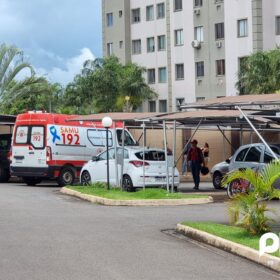Fotos de Duas pessoas são socorridas durante incêndio em apartamento em Maringá