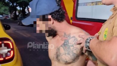 Fotos de Homem é esfaqueado no Jardim Alvorada em Maringá