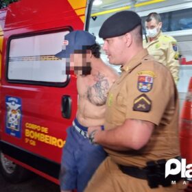 Fotos de Homem é esfaqueado no Jardim Alvorada em Maringá