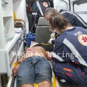 Fotos de Homem fica inconsciente após ser agredido com pedradas na cabeça em Maringá