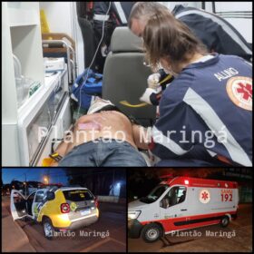 Homem fica inconsciente após ser agredido com pedradas na cabeça em Maringá Foto 1 Fotos de Homem fica inconsciente após ser agredido com pedradas na cabeça em Maringá