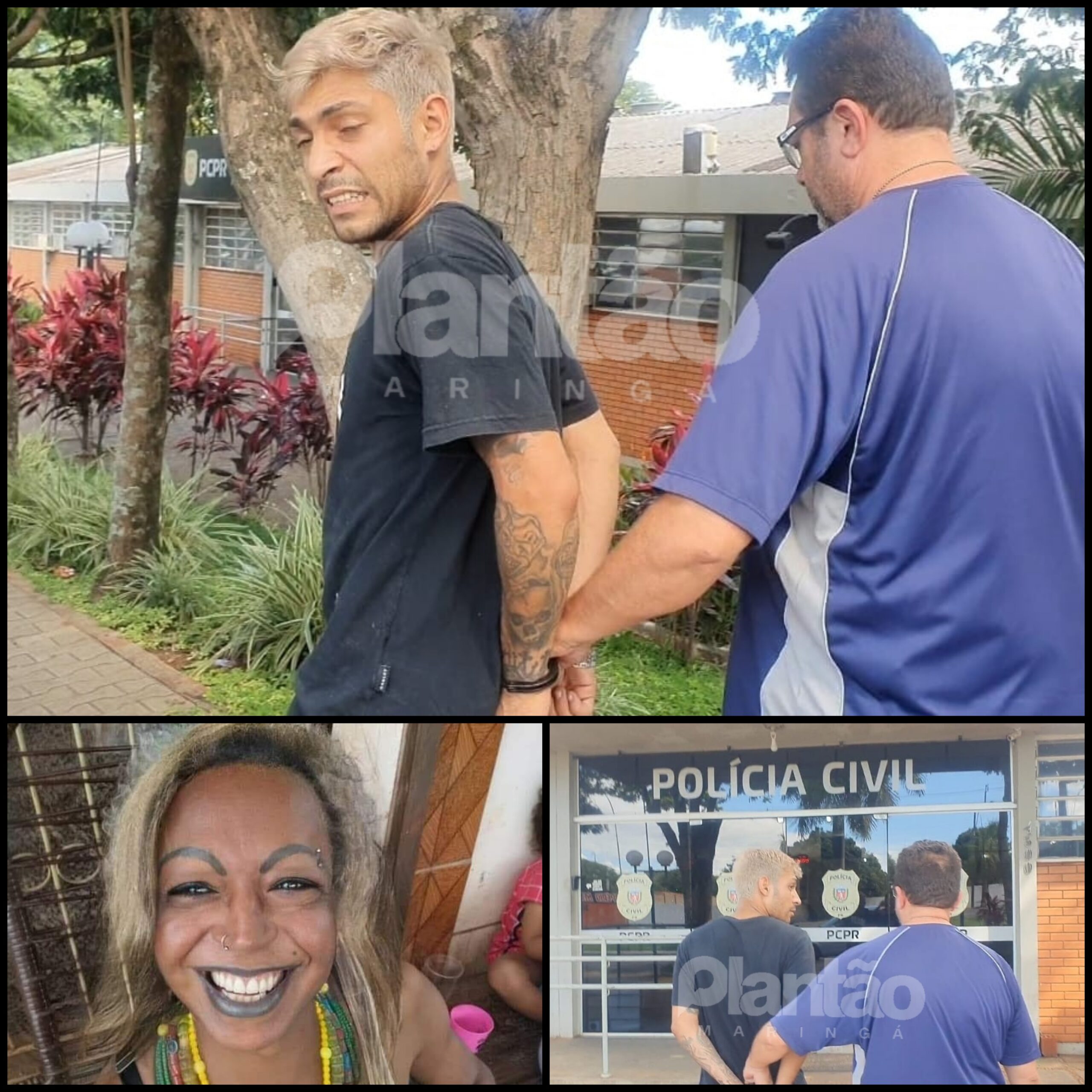 Fotos de Homem que esfaqueou mãe de santo em Maringá é preso pela PC