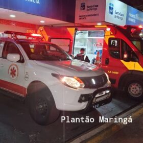 Fotos de Homem tenta agredir a esposa e acaba se cortando com uma faca em Maringá