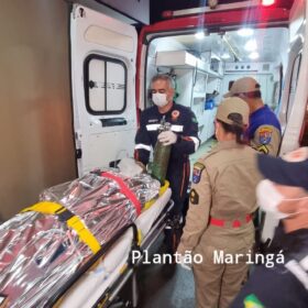 Fotos de Homem tenta agredir a esposa e acaba se cortando com uma faca em Maringá