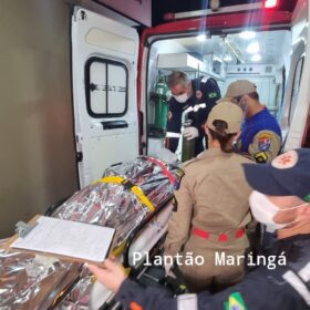 Fotos de Homem tenta agredir a esposa e acaba se cortando com uma faca em Maringá