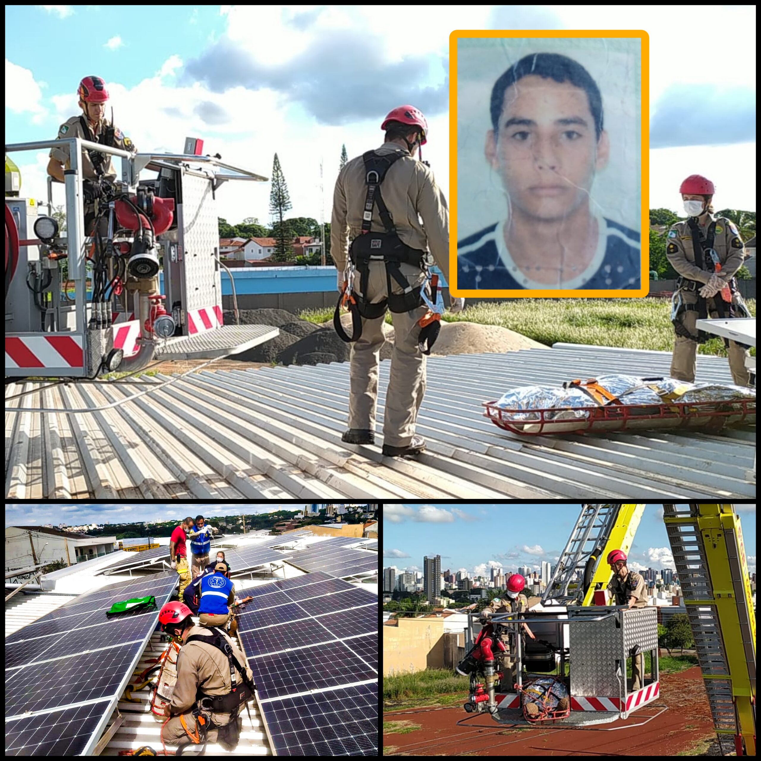 Fotos de Identificado instalador de painéis solares que morreu eletrocutado em Maringá