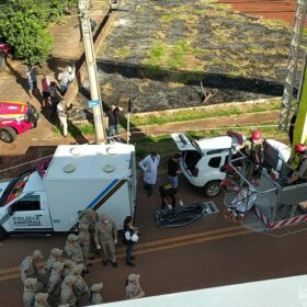 Fotos de Identificado instalador de painéis solares que morreu eletrocutado em Maringá