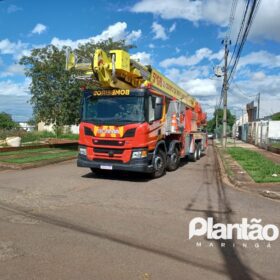 Fotos de Instalador de painéis solares morre eletrocutado em telhado de barracão em construção em Maringá