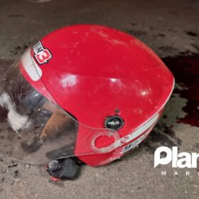 Fotos de Jovem é intubado após bater moto contra caçamba de entulho em Sarandi