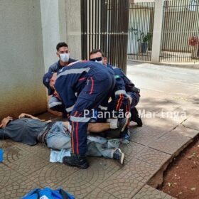 Fotos de Morador em situação de rua é esfaqueado e disse ter sido vítima de roubo em Maringá