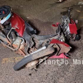 Motociclista avança sinal vermelho, bate em carro e é socorrido com ferimentos graves em Maringá Foto 1 Fotos de Motociclista avança sinal vermelho, bate em carro e é socorrido com ferimentos graves em Maringá
