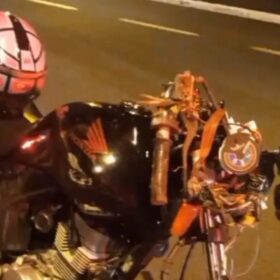 Fotos de Motociclista é detido após intensa perseguição em Maringá