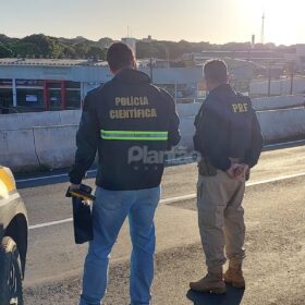 Fotos de Identificado motociclista que morreu após cair no Contorno Norte e ser atropelado por carro em Maringá