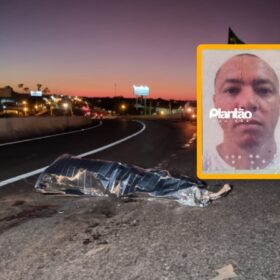 Fotos de Identificado motociclista que morreu após cair no Contorno Norte e ser atropelado por carro em Maringá