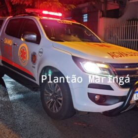 Fotos de Mulher sofre queimaduras após tentar apagar fogo de residência incendiada pelo marido em Maringá