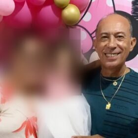 Fotos de Pai de família que foi baleado na frente na filha durante assalto morre no hospital