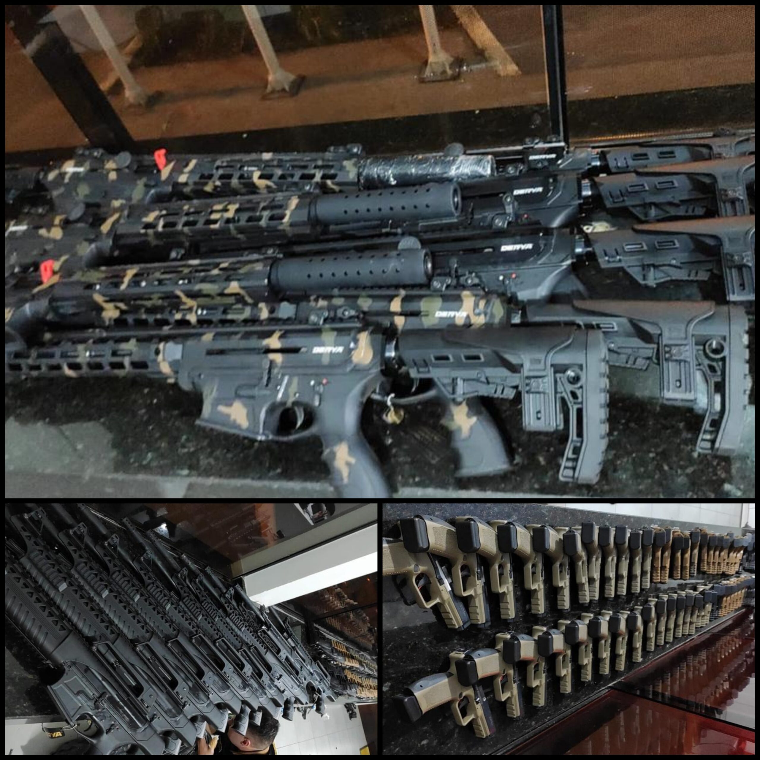 Fotos de Polícia Militar do Paraná realiza apreensão histórica de fuzis e pistolas