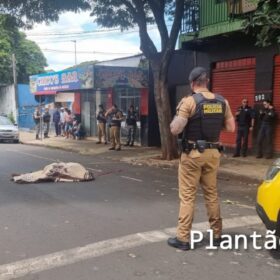 Fotos de Câmera registra homem sendo executado com mais sete tiros em Sarandi