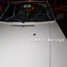 Fotos de Criminosos atiram contra vítima durante roubo de veículo em Maringá