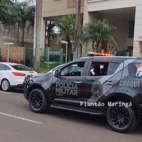 Fotos de Denúncia de homens armados em condomínio no centro de Maringá mobiliza várias equipes da polícia militar