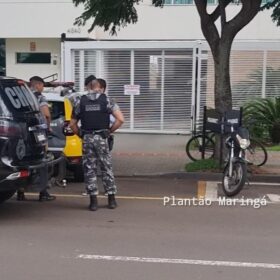 Fotos de Denúncia de homens armados em condomínio no centro de Maringá mobiliza várias equipes da polícia militar