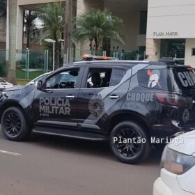 Fotos de Denúncia de homens armados em condomínio no centro de Maringá mobiliza várias equipes da polícia militar