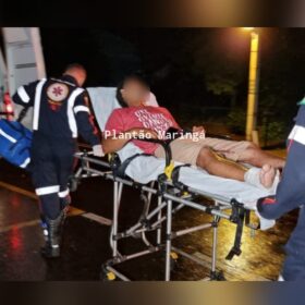 Homem é baleado enquanto andava de moto em Maringá Foto 1 Fotos de Homem é baleado enquanto andava de moto em Maringá