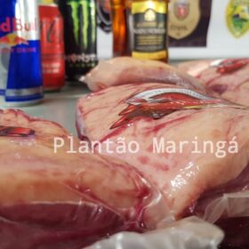 Fotos de Homem é preso após furtar sete peças de picanha, whisky e energético em supermercado de Maringá