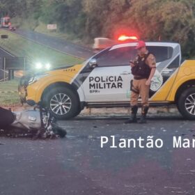 Fotos de Imprudência na rodovia mata motociclista em Maringá 