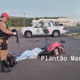 Fotos de Imprudência na rodovia mata motociclista em Maringá 
